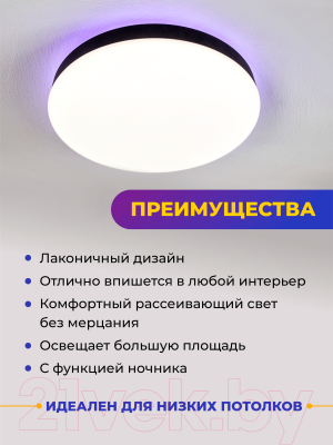 Потолочный светильник Ялампа YA8008-300 BK