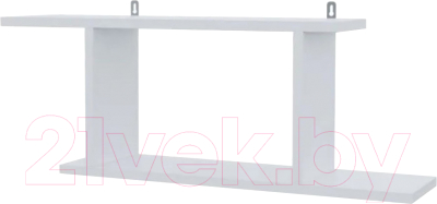 Изображение товара Полка Горизонт Мебель Асти 2 / 12АПН2Б (белый)