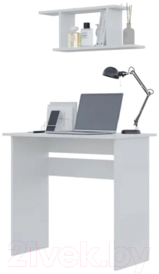 Изображение товара Полка Горизонт Мебель Асти 2 / 12АПН2Б (белый)