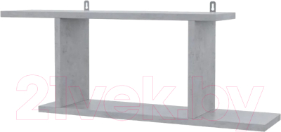 Изображение товара Полка Горизонт Мебель Асти 2 / 12АПН2БТ (бетон)