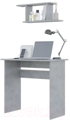 Изображение товара Полка Горизонт Мебель Асти 2 / 12АПН2БТ (бетон)