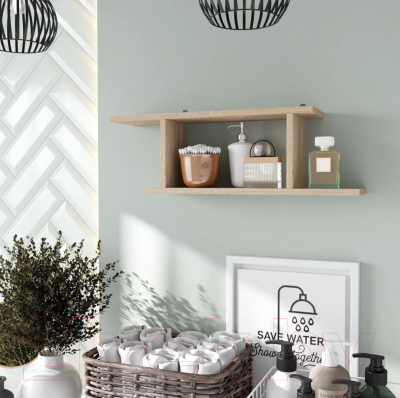 Изображение товара Полка Горизонт Мебель Асти 2 / 12АПН2С (сонома)