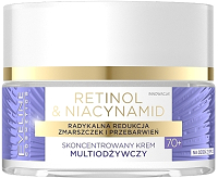 Крем для лица Eveline Cosmetics Retinol & Niacynamid Концентрированный мультипитательный 70+ (50мл) - 