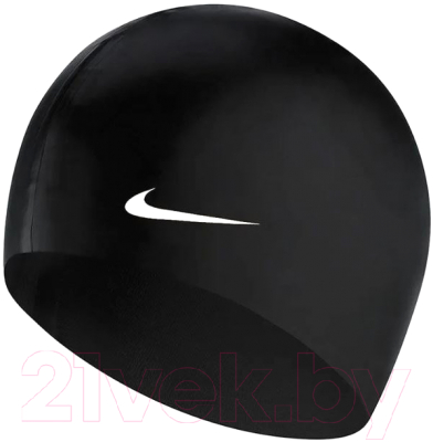 Шапочка для плавания Nike Solid Silicone 93060011 (черный)