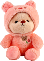 Мягкая игрушка Sima-Land Медвежонок в костюме / 9689565 (розовый) - 