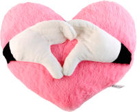 Мягкая игрушка Sima-Land Сердце / 9898433 (розовый) - 