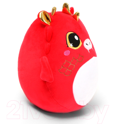 Мягкая игрушка Pomposhki Дракон / 9340507 (красный)