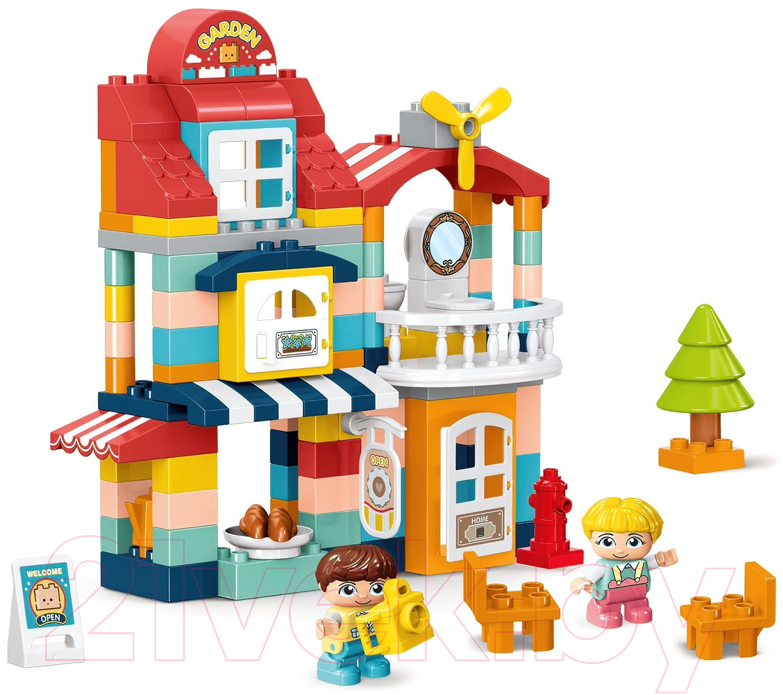 Конструктор Kids Home Toys Загородный домик 188-A42 / 9655736