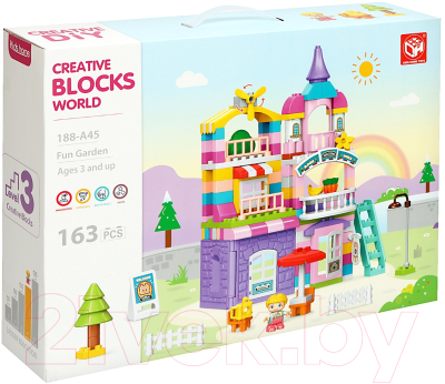 Конструктор Kids Home Toys Чудесный дом 188-A45 / 9655738 (163эл)