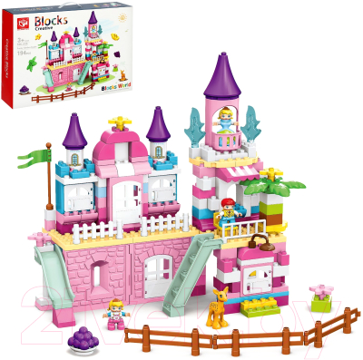 Конструктор Kids Home Toys Чудесный замок 188-A35 / 9655726 (194эл)