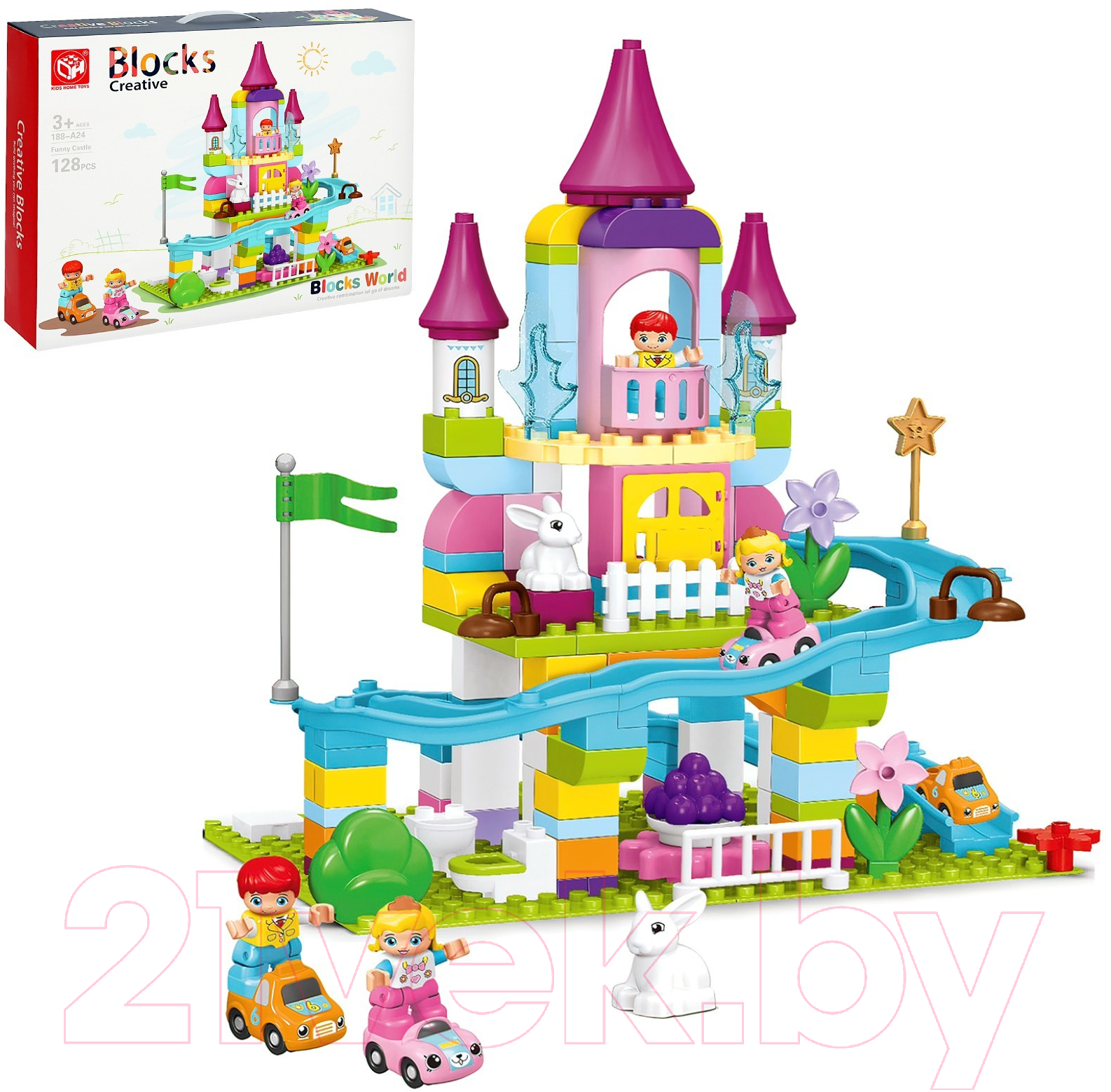 Конструктор Kids Home Toys Чудесный замок 188-A24 / 9655725