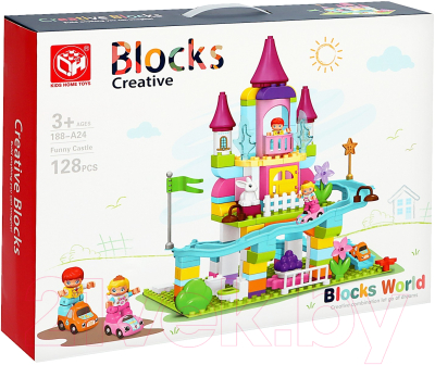 Конструктор Kids Home Toys Чудесный замок 188-A24 / 9655725 (128эл)