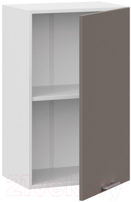 Шкаф навесной для кухни ТриЯ Габриэлла 1В45 (белый/муссон)