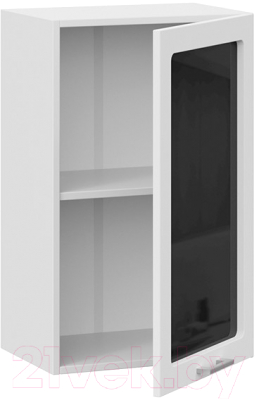 Шкаф навесной для кухни ТриЯ Габриэлла 1В45С (белый/сноу)