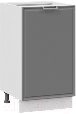 Шкаф-стол кухонный ТриЯ Белладжио 1Н45 (белый/софт графит)