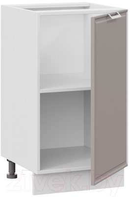 Шкаф-стол кухонный ТриЯ Белладжио 1Н45 (белый/софт капучино)