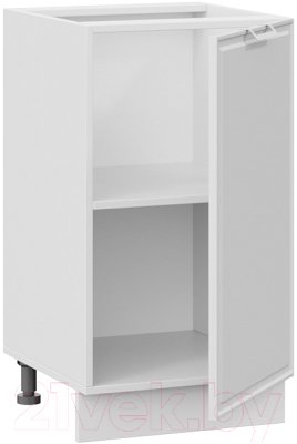 Шкаф-стол кухонный ТриЯ Белладжио 1Н45 (белый/фон белый)