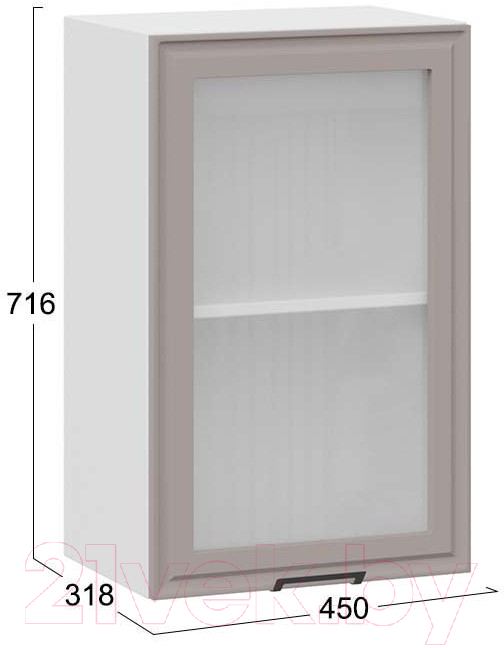 Шкаф навесной для кухни ТриЯ Белладжио 1В45С