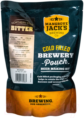 Зерновой набор для пивоварения Mangrove Jack’s Traditional Series Northern Star Bitter (1.8кг)