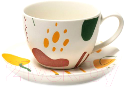 Чашка с блюдцем Белбогемия Picasso KDS0160AAC-COF2 / 105852
