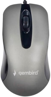 Мышь Gembird MOP-400-GR (серый) - 
