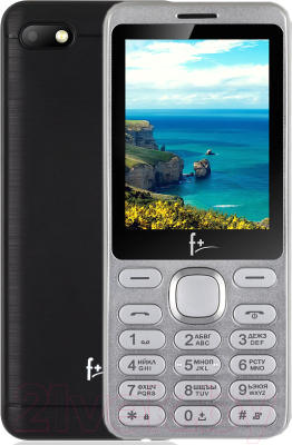 Мобильный телефон F+ S286 (серебристый)