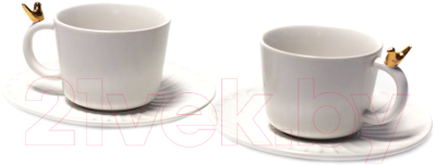 Набор для чая/кофе Белбогемия Bird Z11429-White / 105873