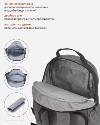 Сумка для коляски Rant Paxton / RB008 (Grey)