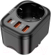Электроразветвитель Hoco NS3 Type-C PD20W + 2xUSB / 66168 (черный) - 