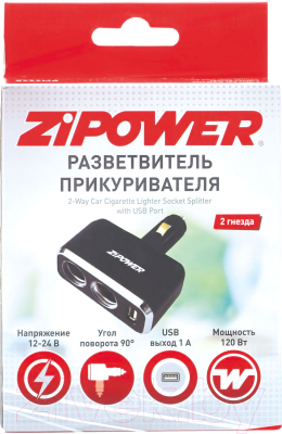 Разветвитель в прикуриватель Zipower PM6645