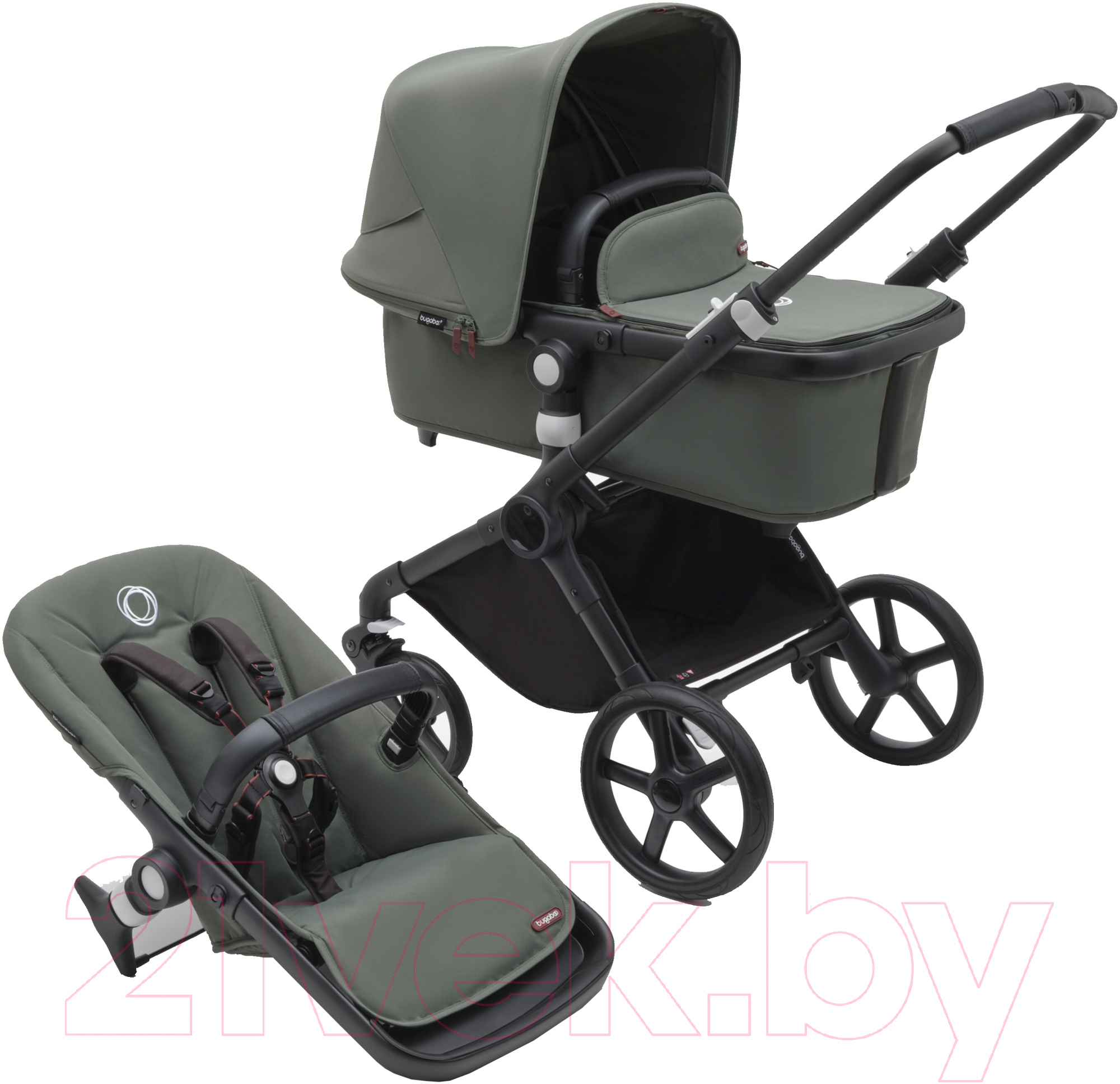 Детская универсальная коляска Bugaboo Fox Cub 2 в 1 с капюшоном