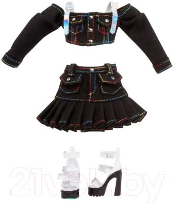 Кукла с аксессуарами Rainbow High Junior Айвери Стайлс / 42092 (фиолетовый)