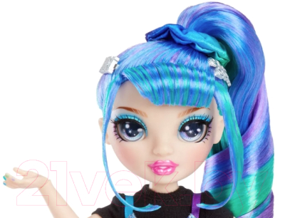 Кукла с аксессуарами Rainbow High Junior Холли де Виус / 42094 (синий)