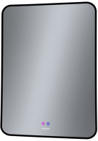 Зеркало Grossman Elegans-норма Black LED / 1760802 (с сенсорным выключателем и подогревом) - 