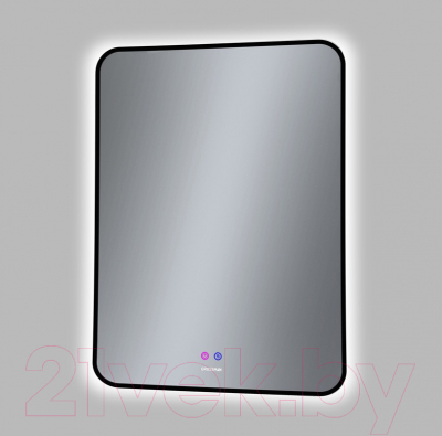 Зеркало Grossman Elegans-норма Black LED / 1760802 (с сенсорным выключателем и подогревом)