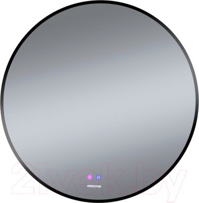 Зеркало Grossman Cosmo-норма Black LED / 1980802 (с сенсорным выключателем и подогревом)