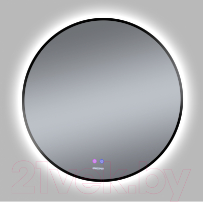 Зеркало Grossman Cosmo-норма Black LED / 1970702 (с сенсорным выключателем и подогревом)