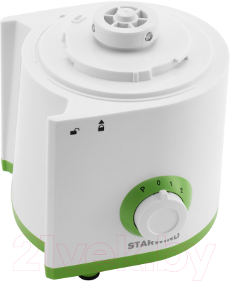 Соковыжималка электрическая StarWind SJ2216 (белый/зеленый)