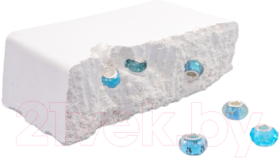 Набор для создания украшений Десятое королевство Раскопки. Бусины для браслета / 05163 (голубой)