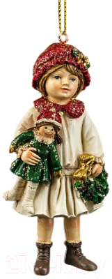 Елочная игрушка Erich Krause Decor Девочка с куклой / 59012