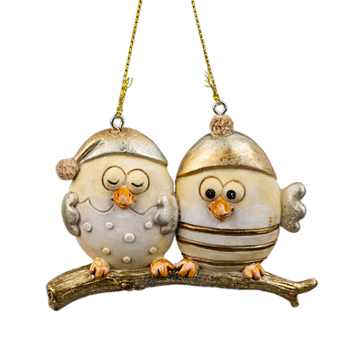 

Елочная игрушка, Decor Птенцы золотые / 58968