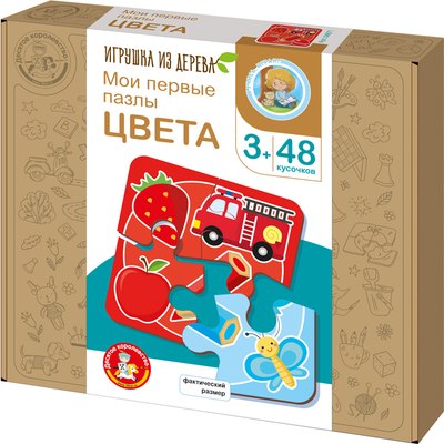 

Развивающая игра, Мои первые пазлы. Цвета / 04910