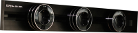 Комплект трековых розеток Track socket Шинопровод 60см + 3 Евро розетки (черный) - 