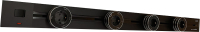 Комплект трековых розеток Track socket Шинопровод 100см + 4 Евро розетки (черный) - 