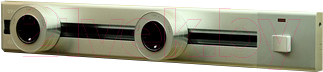 Комплект трековых розеток Track socket Шинопровод 40см + 2 Евро розетки (серебристый)