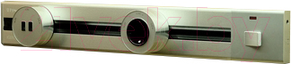 Комплект трековых розеток Track socket Шинопровод 40см + 1 Евро розетка + 1 USB розетка (серебристый)