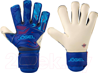 Перчатки вратарские Jogel Magnum SL3 Roll-Hybrid (р-р 6, синий)
