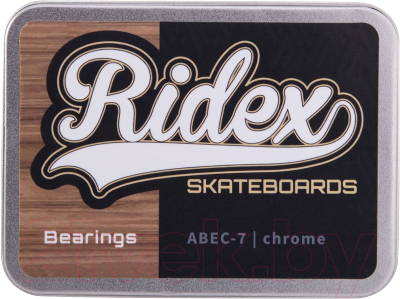 Набор подшипников для роликовых коньков Ridex SB ABEC-7 Chrome (8шт)