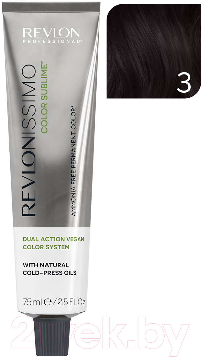 Крем-краска для волос Revlon Professional Revlonissimo Color Sublime Vegan тон 3