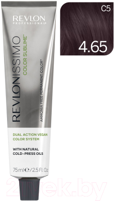 Крем-краска для волос Revlon Professional Revlonissimo Color Sublime Vegan тон 4.65 (75мл)